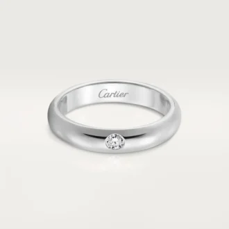1895 Ehering – Platin, Diamant – Cartier