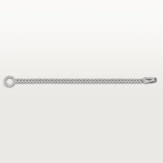 Agrafe-Armband, Diamanten im Brillantschliff, pavé-gefasst
