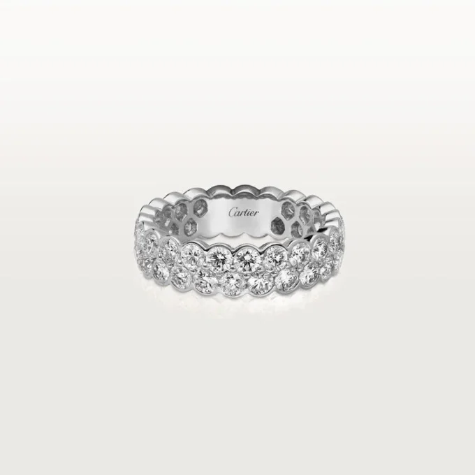Broderie De Cartier Ehering – Weißgold, Diamanten – Cartier