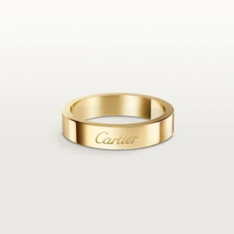 C de Cartier Ehering, 4 mm Breite