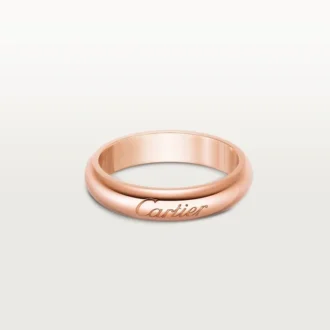 C de Cartier Ehering, 4 mm Breite