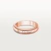 C de Cartier Ehering, 4 mm Breite, 1 Diamant