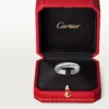 C de Cartier Ehering, 4 mm Breite, 1 Diamant