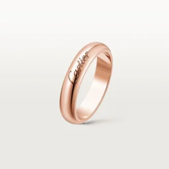 C de Cartier Ehering, 4 mm Breite