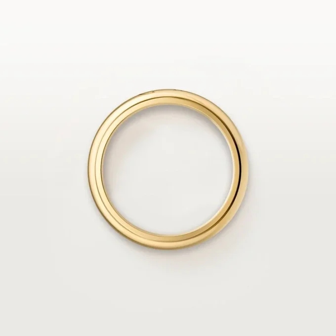 C de Cartier Ehering, 4 mm Breite
