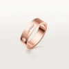 C de Cartier Ehering, 5 mm Breite, 1 Diamant