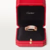 C de Cartier Ehering, 5 mm Breite, 1 Diamant