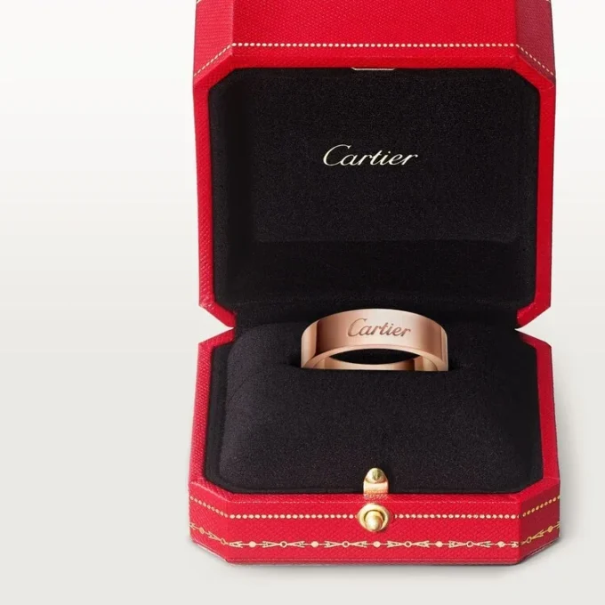 C de Cartier Ehering, 5 mm Breite