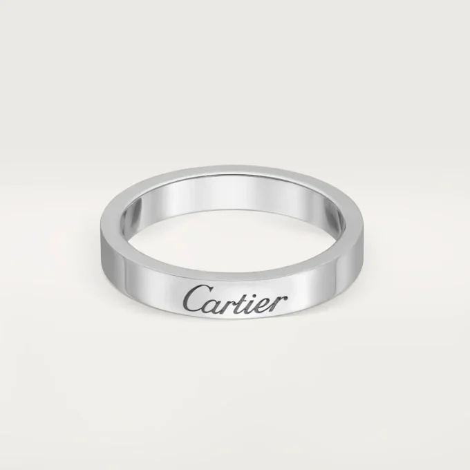 C de Cartier Ehering – Platin – Cartier