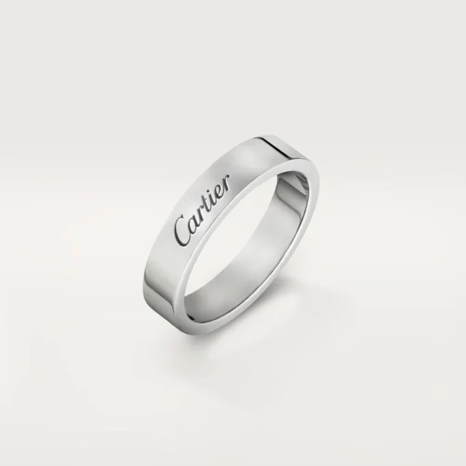 C de Cartier Ehering – Platin – Cartier