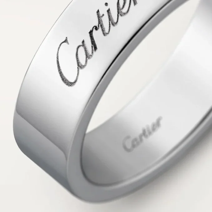 C de Cartier Ehering – Platin – Cartier
