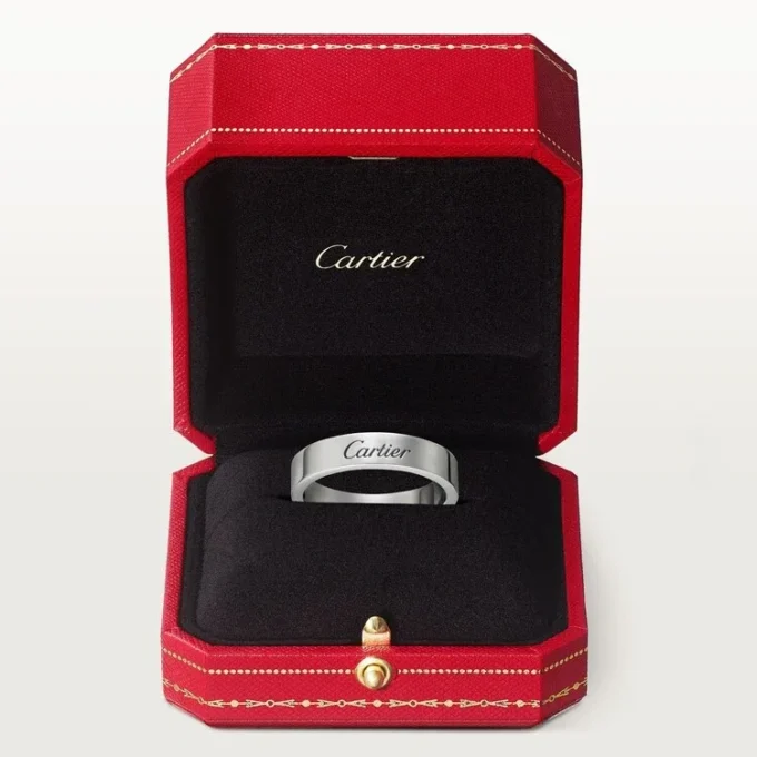 C de Cartier Ehering – Platin – Cartier