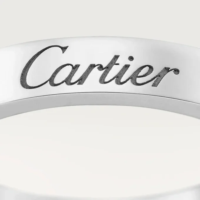 C de Cartier Ehering – Platin – Cartier