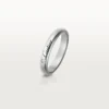 C de Cartier Ehering – Platin, Diamant – Cartier