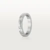 C de Cartier Ehering – Platin, Diamanten – Cartier
