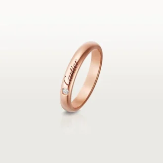 C de Cartier Ehering – Roségold, Diamant – Cartier