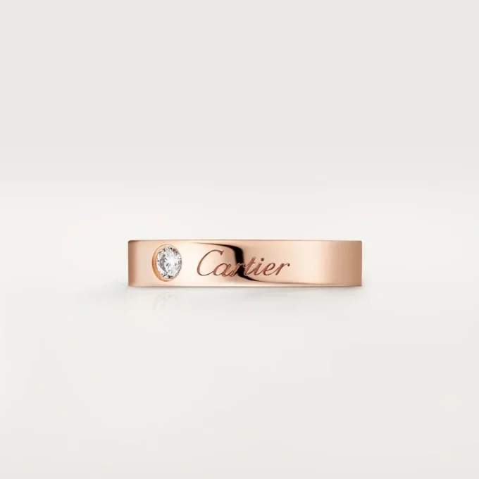 C de Cartier Ehering – Roségold, Diamant – Cartier
