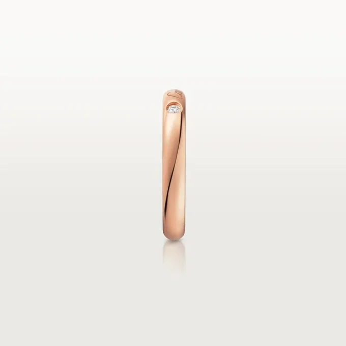 C de Cartier Ehering – Roségold, Diamant – Cartier