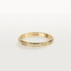 Cartier D’amour Ehering, 2,3 mm breit, pavé-besetzt