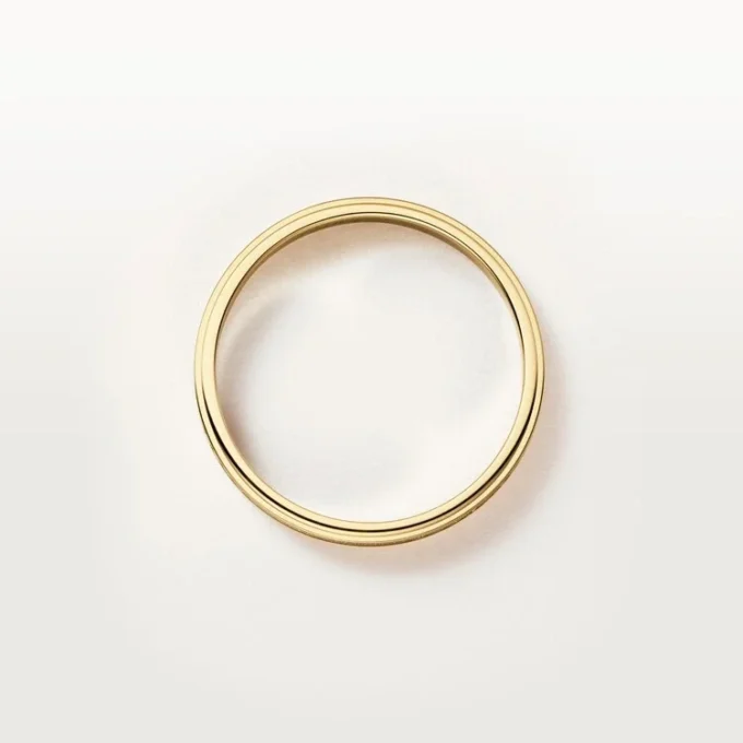 Cartier D’amour Ehering, 2,3 mm breit, pavé-besetzt