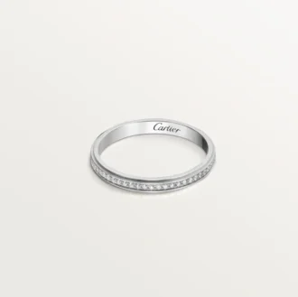 Cartier D’amour Ehering – Platin, Diamanten – Cartier