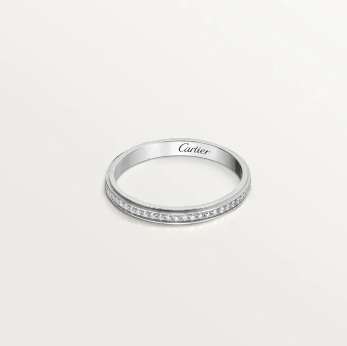 Cartier D’amour Ehering – Platin, Diamanten – Cartier