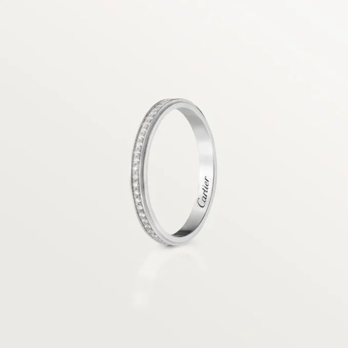 Cartier D’amour Ehering – Platin, Diamanten – Cartier