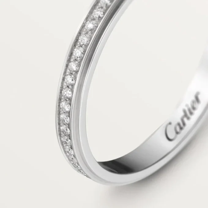 Cartier D’amour Ehering – Platin, Diamanten – Cartier