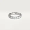 Cartier Destinee Ehering, 4,1 mm breit, pavé-besetzt