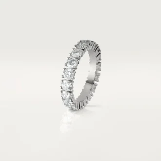 Cartier Destinee Ehering, 4,1 mm breit, pavé-besetzt