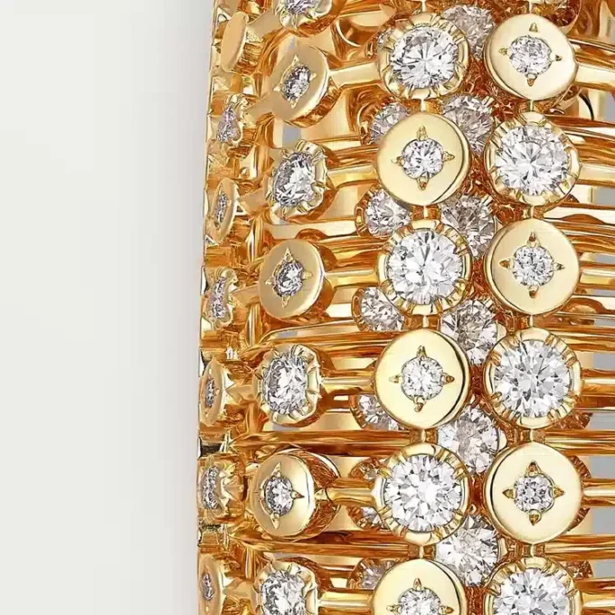 Cartier Libre Polymorph Armband, verwandelbar, Diamanten
