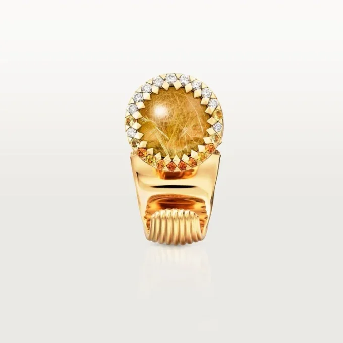 Cartier Libre Polymorph Ring, Chalcedon, Diamanten