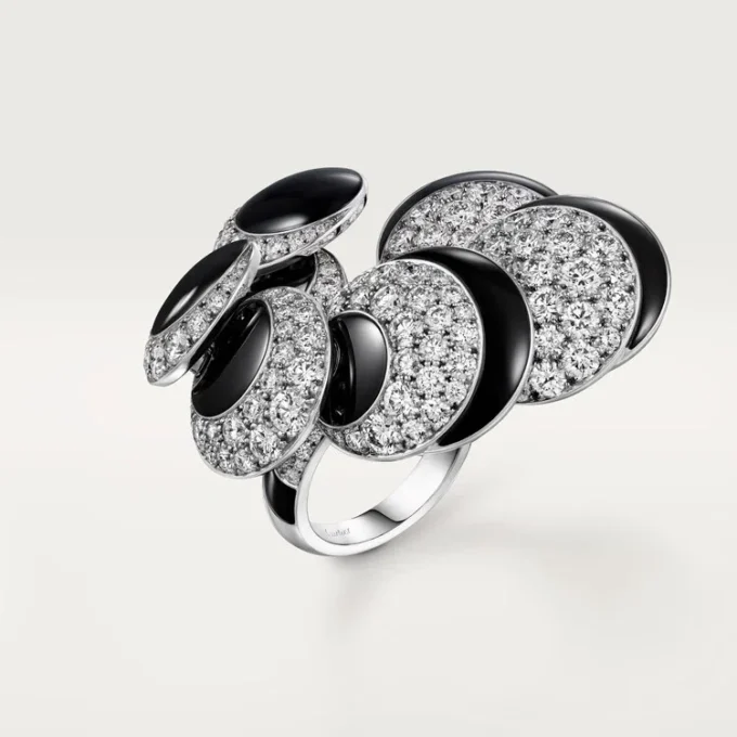 Cartier Libre Polymorph Ring, Onyx, verwandelbar