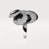 Cartier Libre Polymorph Ring, Onyx, verwandelbar