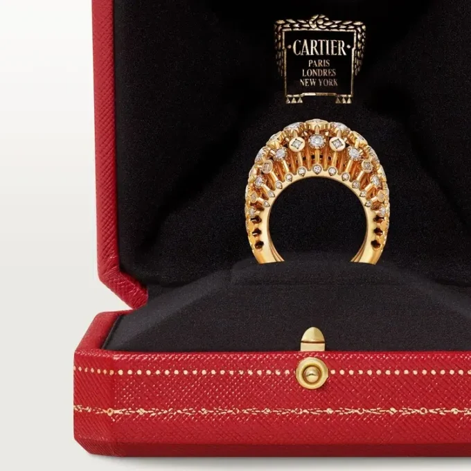 Cartier Libre Polymorph Ring, verwandelbar, Diamanten