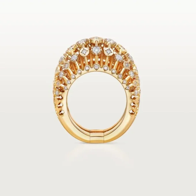 Cartier Libre Polymorph Ring, verwandelbar, Diamanten