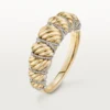 Cartier Libre Tressage Armband, Diamanten