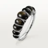 Cartier Libre Tressage Armband, Obsidian, Diamanten