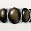 Cartier Libre Tressage Armband, Obsidian, Diamanten
