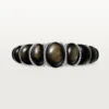 Cartier Libre Tressage Armband, Obsidian, Diamanten