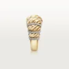 Cartier Libre Tressage Ring, Diamanten