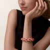 Cartier Libre Tressage Ring, Koralle