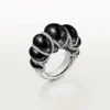 Cartier Libre Tressage Ring, Metaquartzit, Diamanten