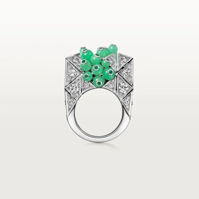 Cartier Libre Tuttitutti Ring, Chrysopras