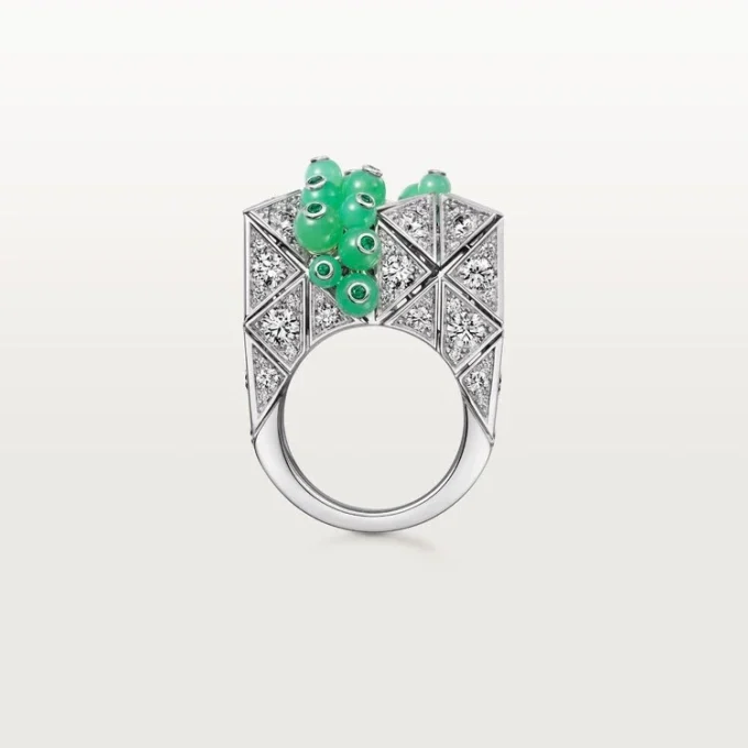 Cartier Libre Tuttitutti Ring, Chrysopras