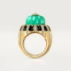 Cartier Libre Tuttitutti Ring, Chrysopras, Diamanten