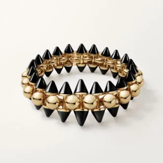 Clash de Cartier Armband, flexibel, extragroßes Modell, Onyx