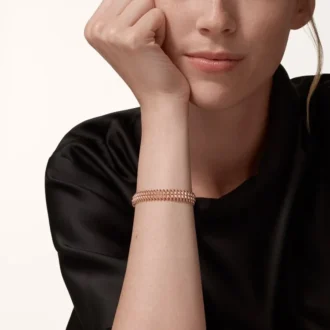 Clash de Cartier Armband, flexibel, zweireihig, pavé-besetzt