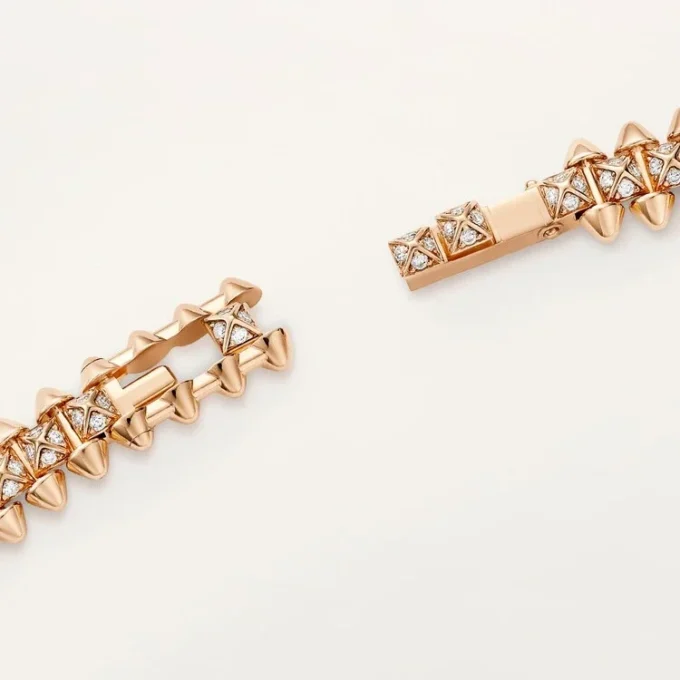 Clash de Cartier Halskette, flexibel, kleines Modell, mit Pavé-Fassung