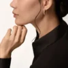 Clash de Cartier Ohrringe, kleines Modell, pavé-besetzt